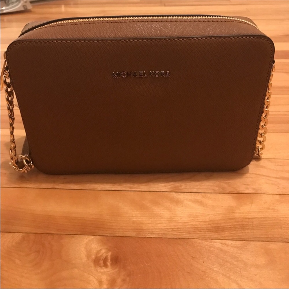 Brown Michael Kors crossbody bag