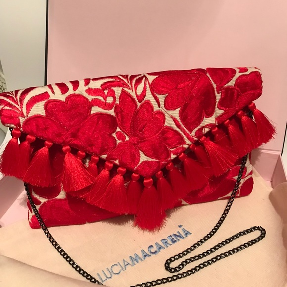 Handmade ROJO MITLA Incredible Clutch