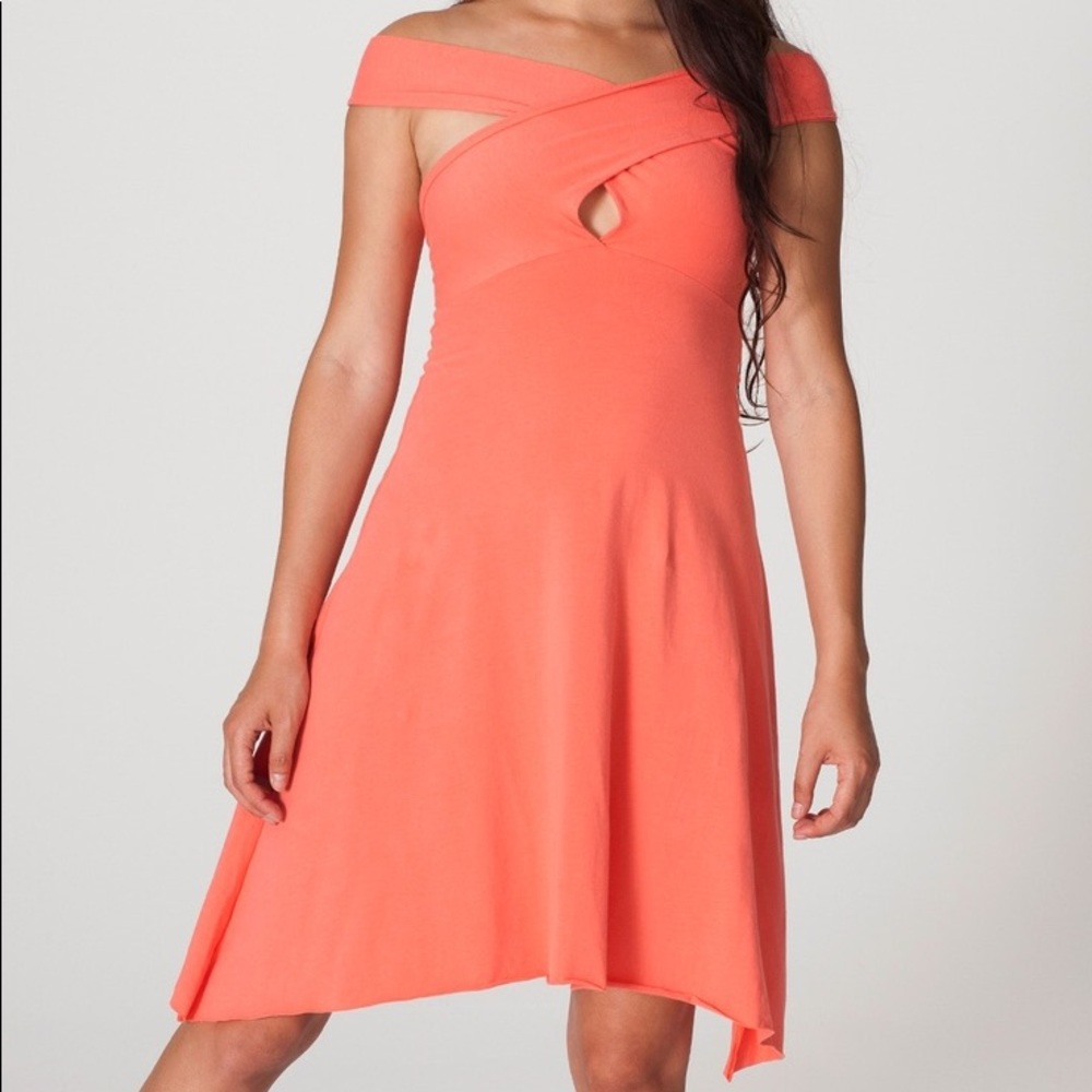 Orange American apparel multi way dress m