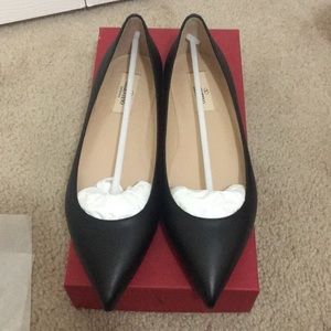 Valentino Ballerinas flat shoes black size 38
