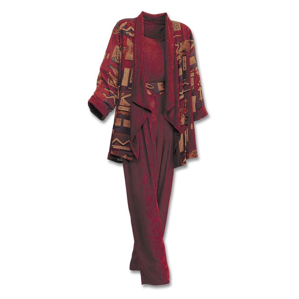 3 Piece Jacket, pants and top set