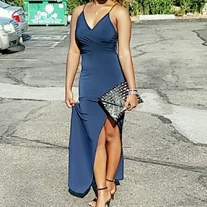 Blue navy dress