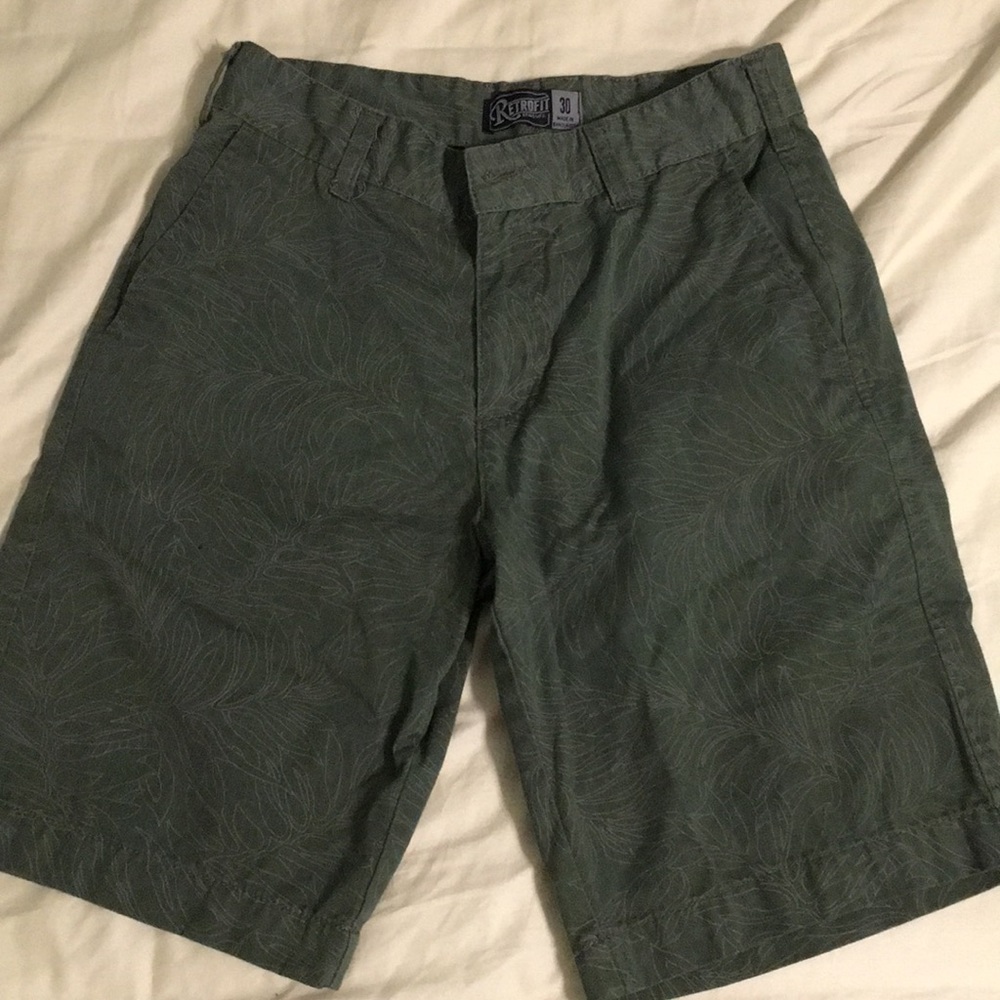 Green shorts