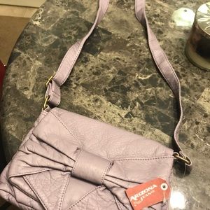 NWT Arizona lavender crossbody purse
