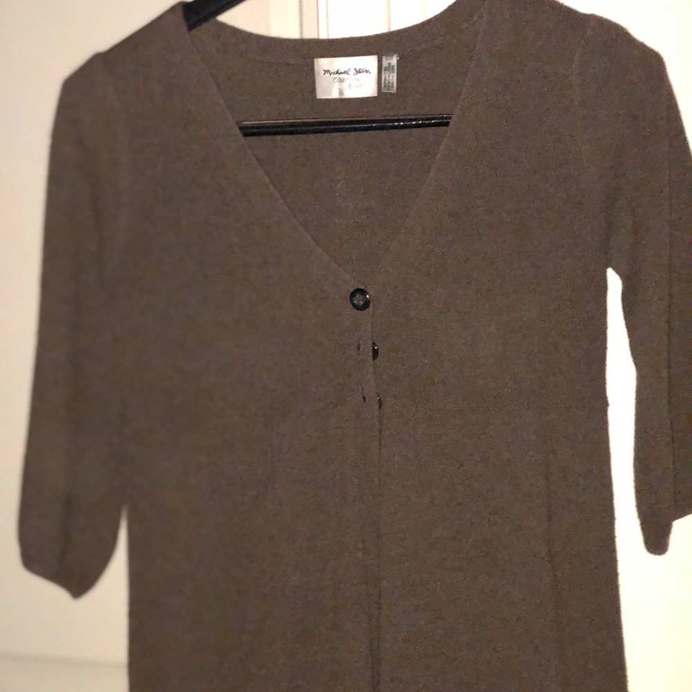 Michael Stars Cashmere blend sweater jacket