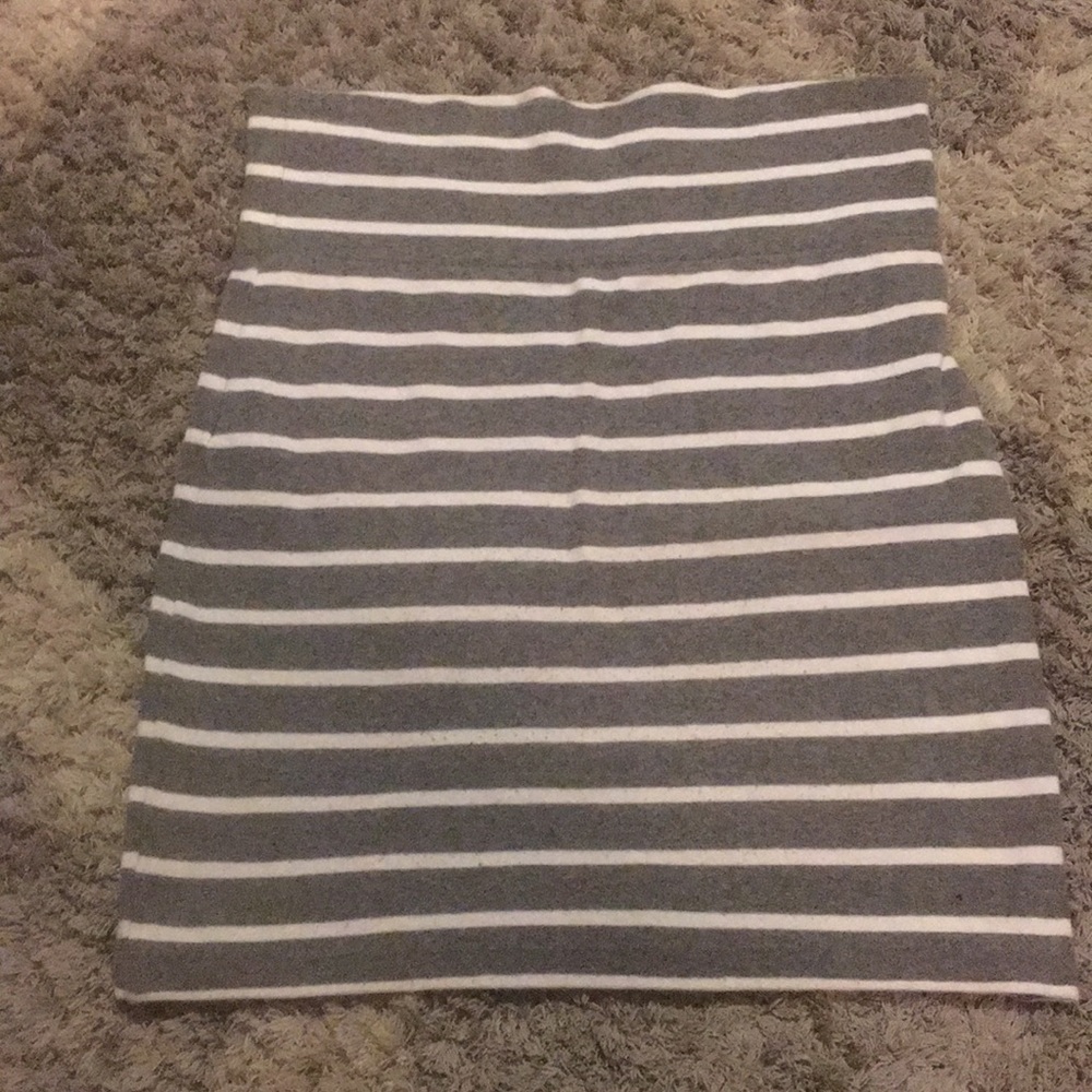 Striped mini skirt