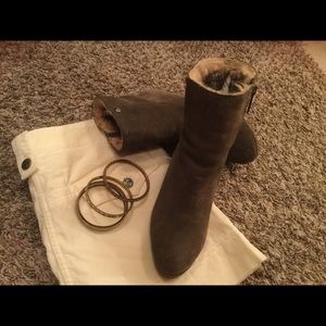 CALVIN KLEIN WEDGE BOOTS