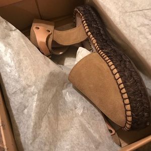 Free People Tan Flats