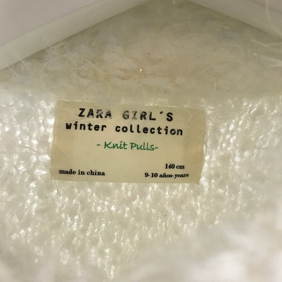 ZARA GIRLS WINTER COLLECTION Fuzzy Sweater - Picture 3 of 4