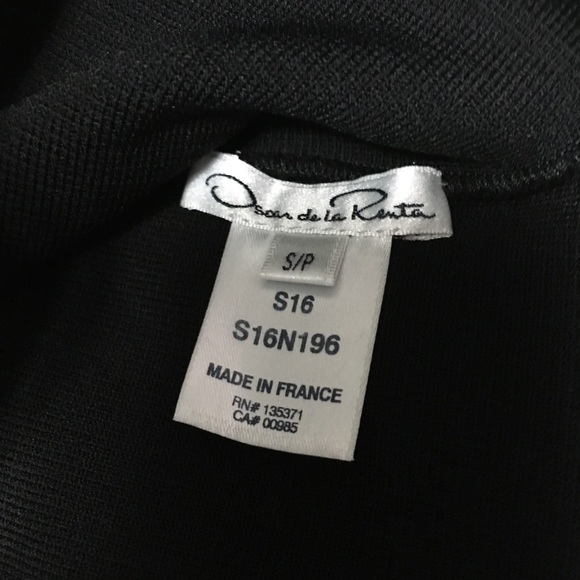 Oscar de la Renta crossback open shoulder sweater