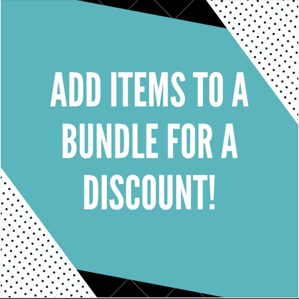 Bundle for savings!