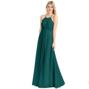 Azazie Ginger Bridesmaid Dress in Peacock
