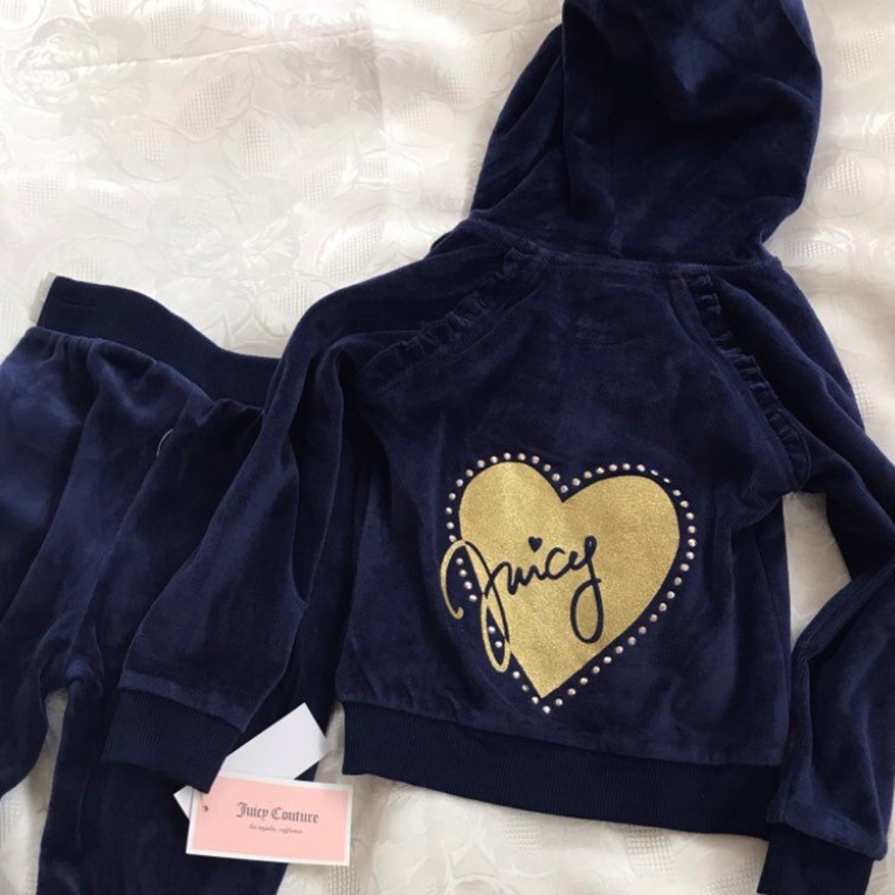 Set jacket and pants Juicy couture for girls Sz 4T