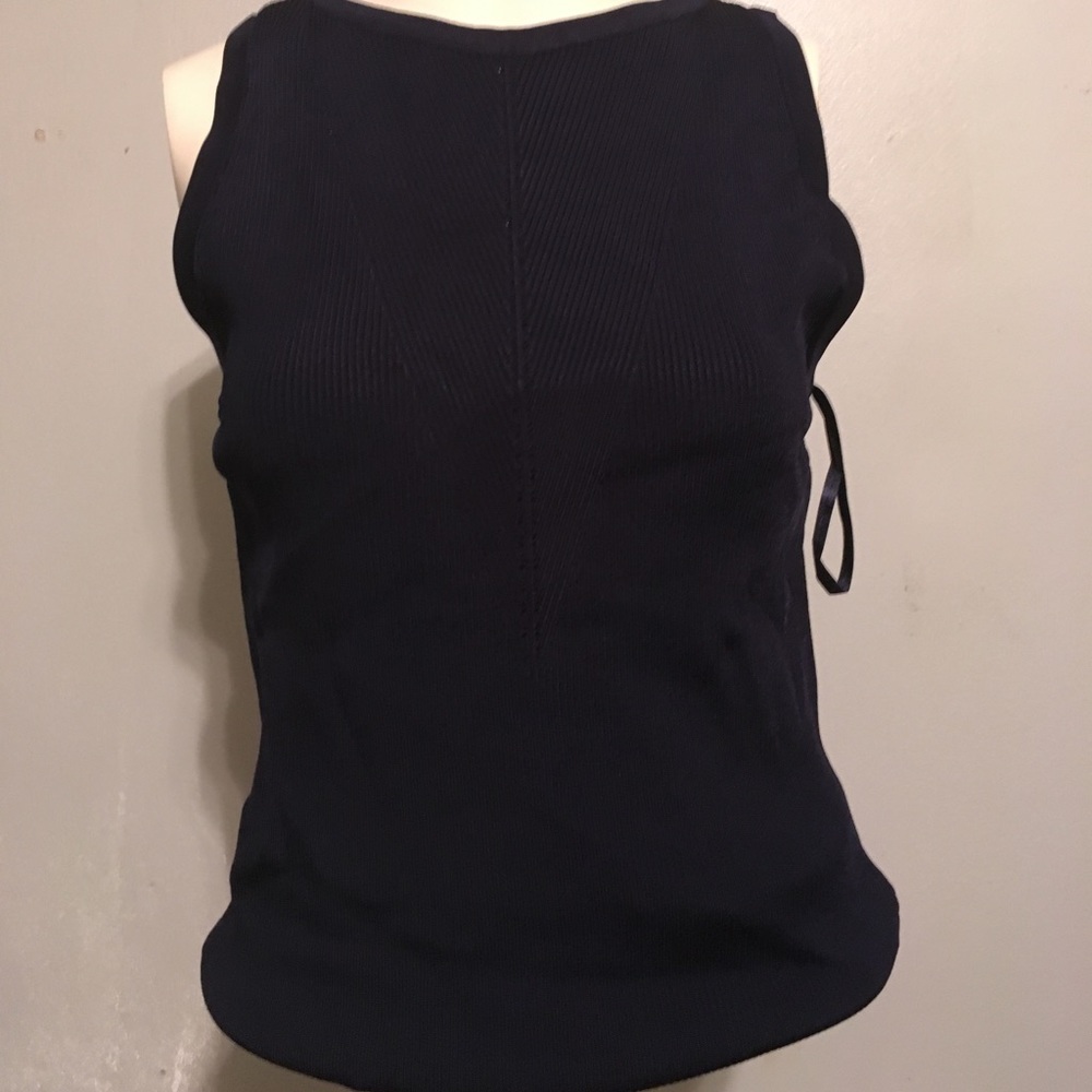 Navy blue top
