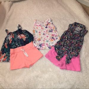 Girls shorts and tank sets! Size 4