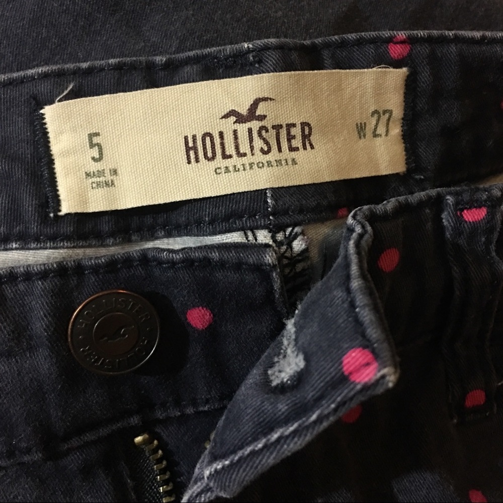 Hollister Polka Dot Ankle Pants