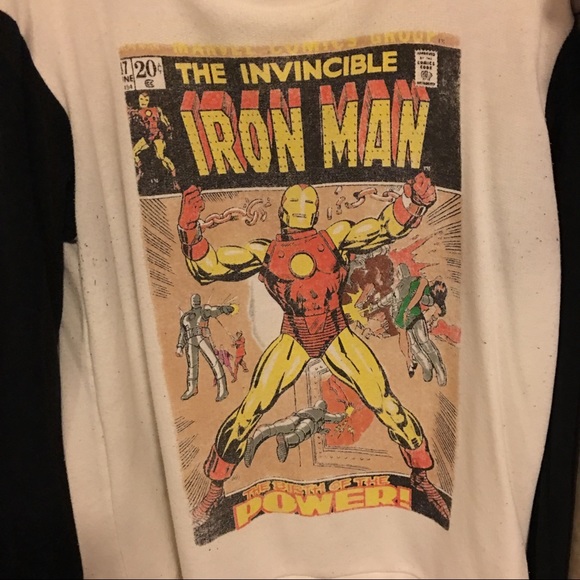 Forever 21 iron man two toned sweatshirt - Picture 4 of 6