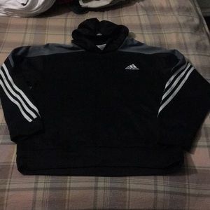 black Adidas pullover sweater