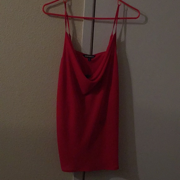 Express Red Slinky Top - Picture 2 of 2