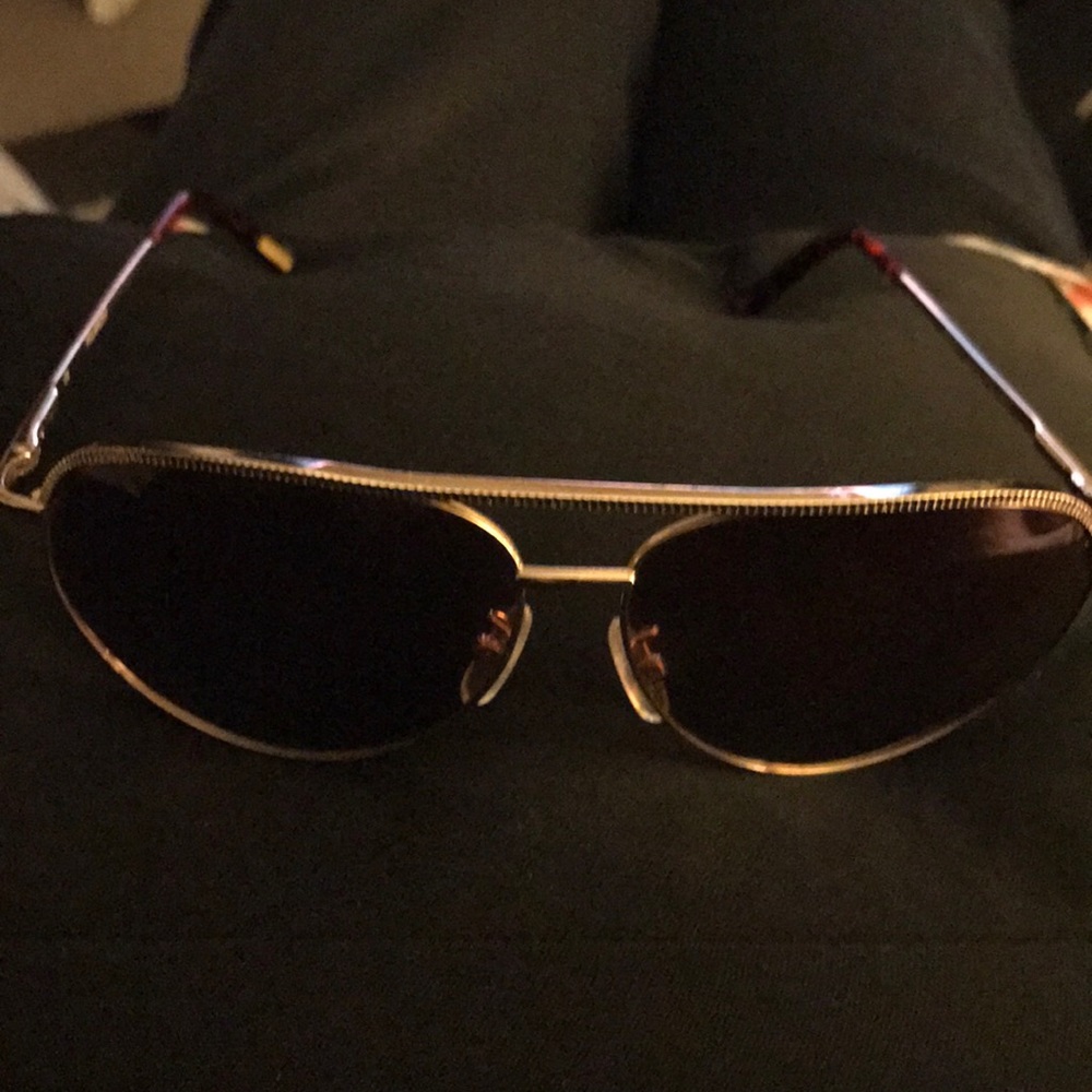 Gold rimmed Sunglasses