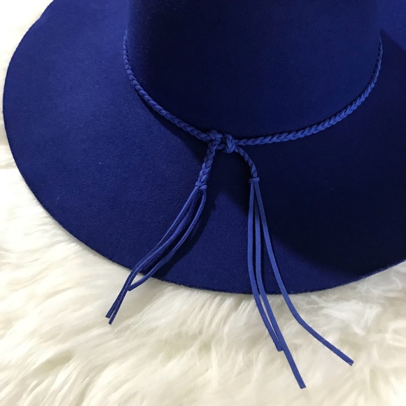 Royal Blue Floppy Hat - Picture 3 of 6
