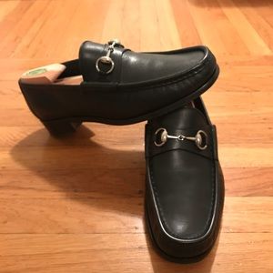 Classic Leather Horsebit Loafer, Black