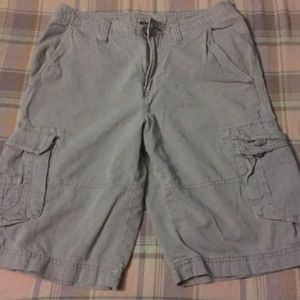 grey cargo shorts