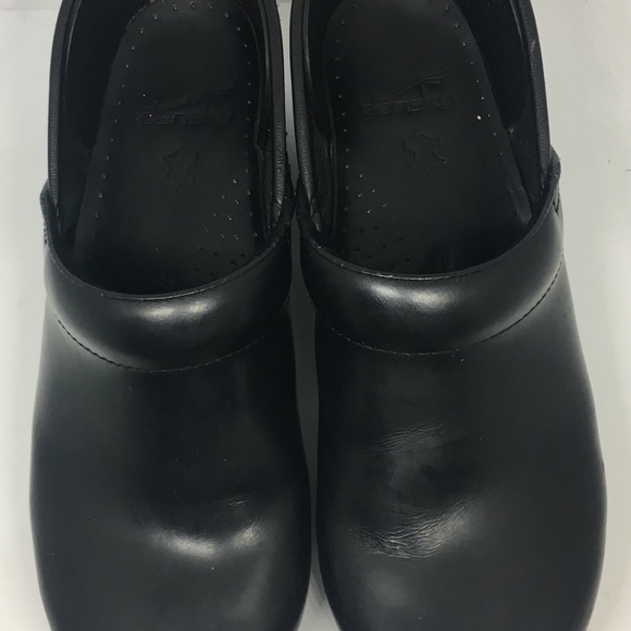 Dansko Black Women's Clog Shoes Sz 38 US 7.5- 8 - Picture 5 of 8