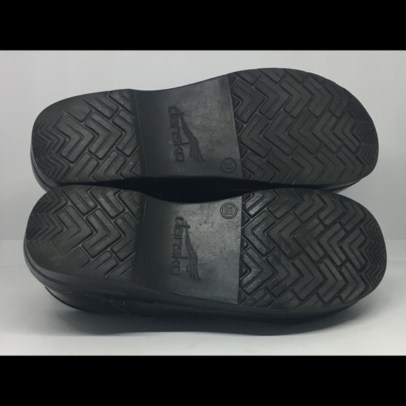 Dansko Black Women's Clog Shoes Sz 38 US 7.5- 8 - Picture 7 of 8