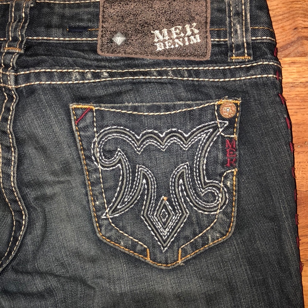 Dark mek jeans, worn under 5 times
