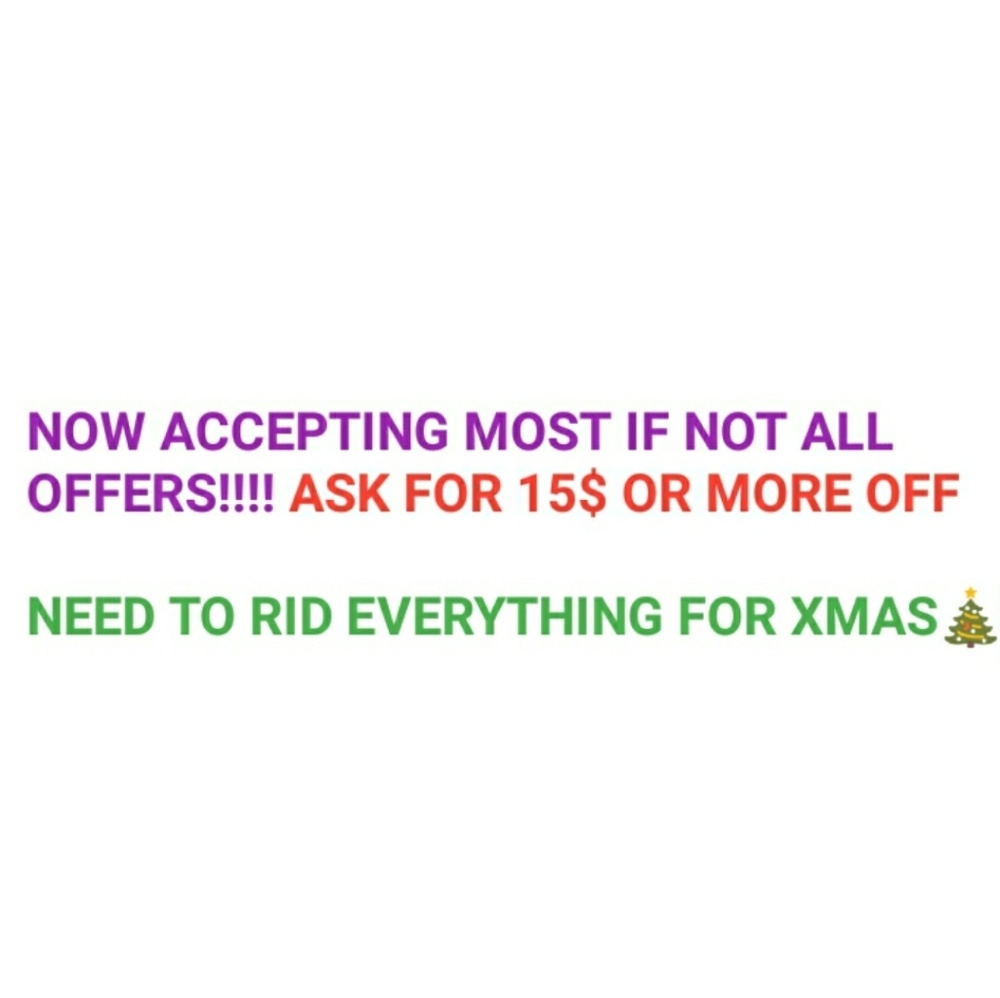 Accepting all offers🎄❤🎊👐
