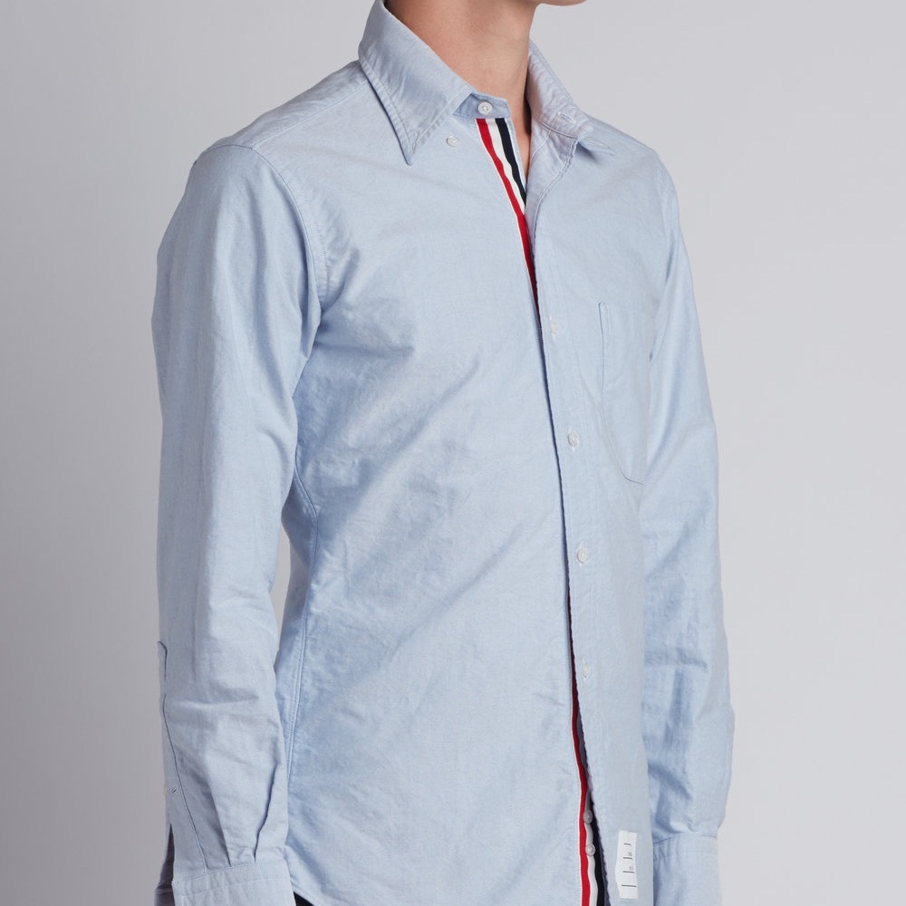 Thom Browne Long-Sleeve Oxford Shirt
