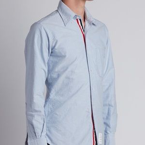 Thom Browne Long-Sleeve Oxford Shirt