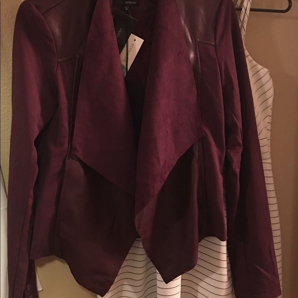 Brand-new pleather Edyson jacket