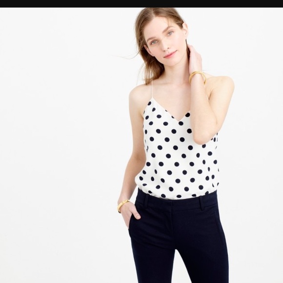 JCrew hot date 💋 Carrie silk blouse Alexa Chung - Picture 1 of 4