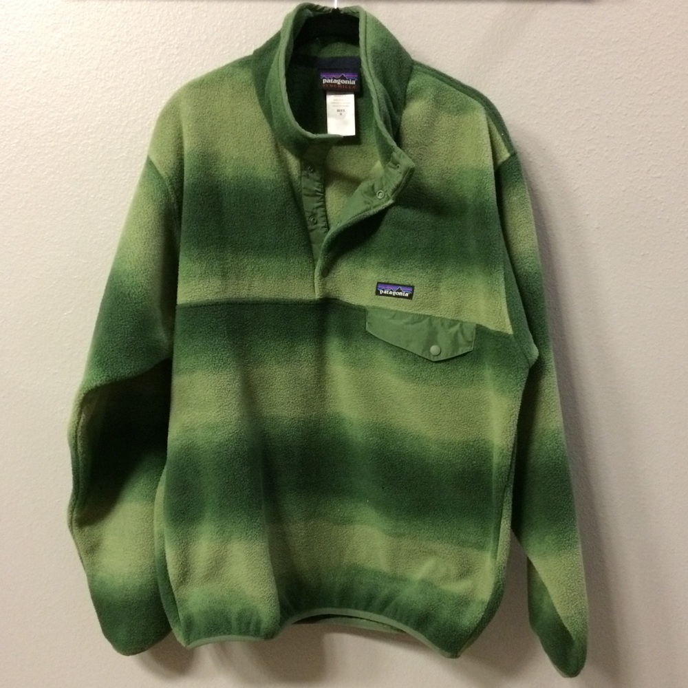 Men's Green Ombré Patagonia Synchilla