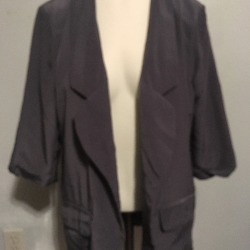 Slate blue blazer