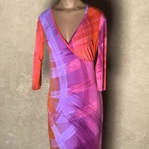 BCBG Nordstrom Multi Color Dress