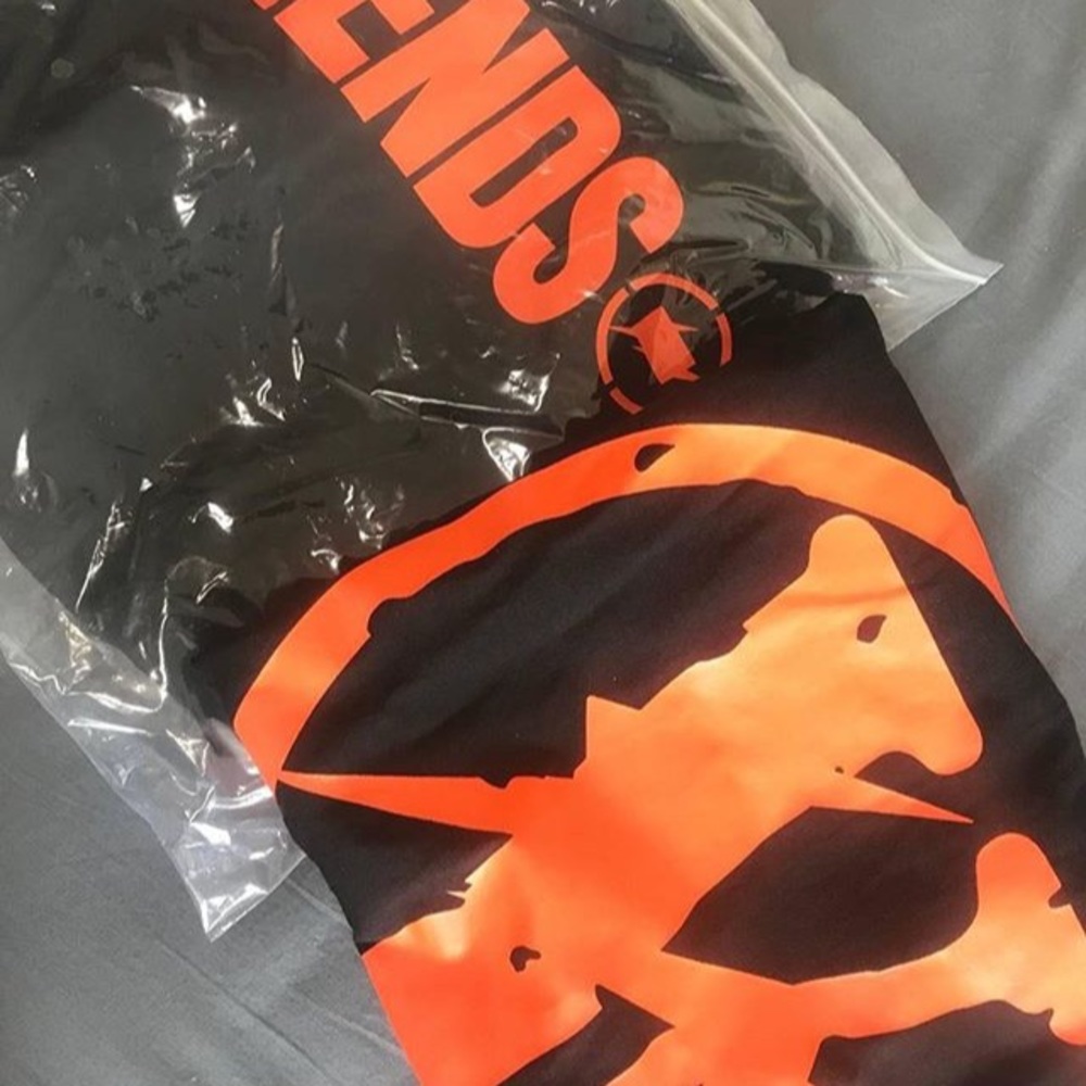 3 vlone tees, one large two medium
