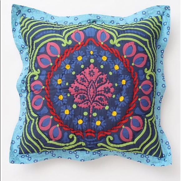 Anthropologie Wildfield Euro Square Sham - Picture 2 of 2