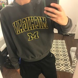 Michigan Wolverines Crew Neck Sweatshirt