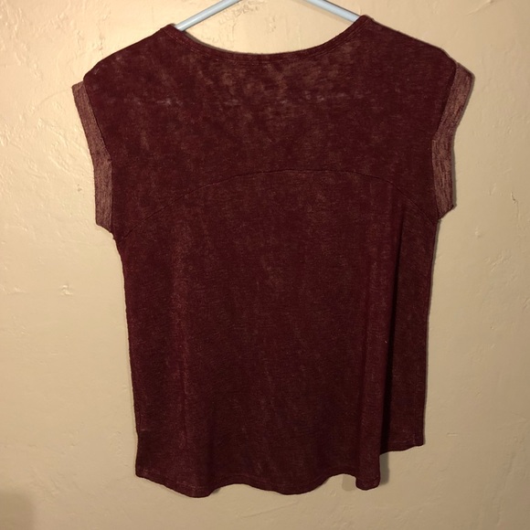 Flowy Varsity Stripe Tee - Picture 4 of 4