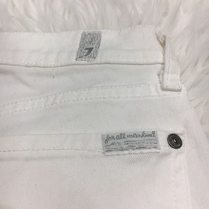 7 For All Mankind Jeans - 7 For All Mankind White Skinny Jeans 7 For All Mankind Jeans - 7 For All Mankind White Skinny Jeans