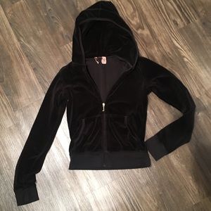Juicy Couture Velour Track Jacket Size Small
