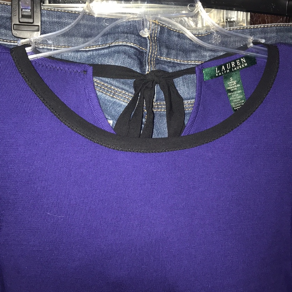 Lauren Ralph Lauren purple sweater