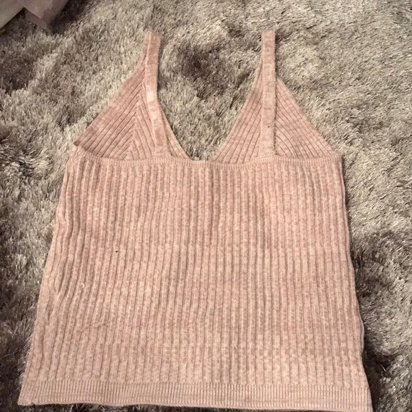 pinkish salmon crop top - Picture 2 of 2