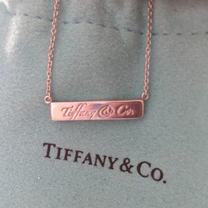 Retired Vintage Tiffany & Co. Notes Bar Necklace