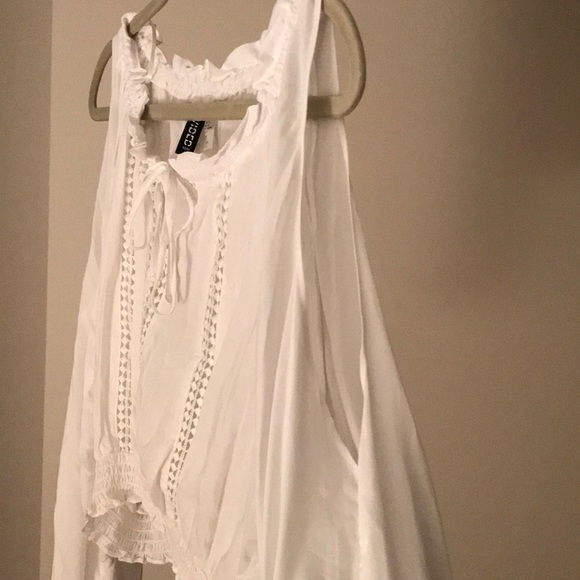 H&M White bohemian top - Picture 2 of 4