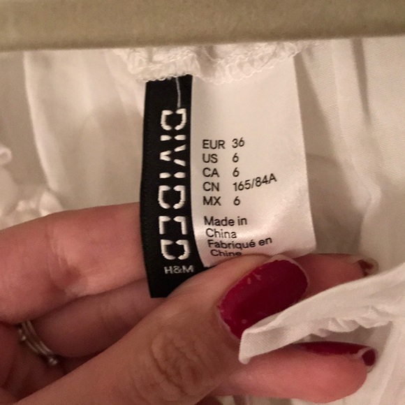 H&M White bohemian top - Picture 4 of 4