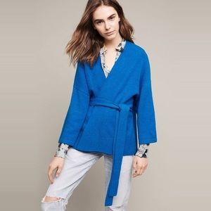 Sleeping on Snow Alcott Belted Cardigan Blue